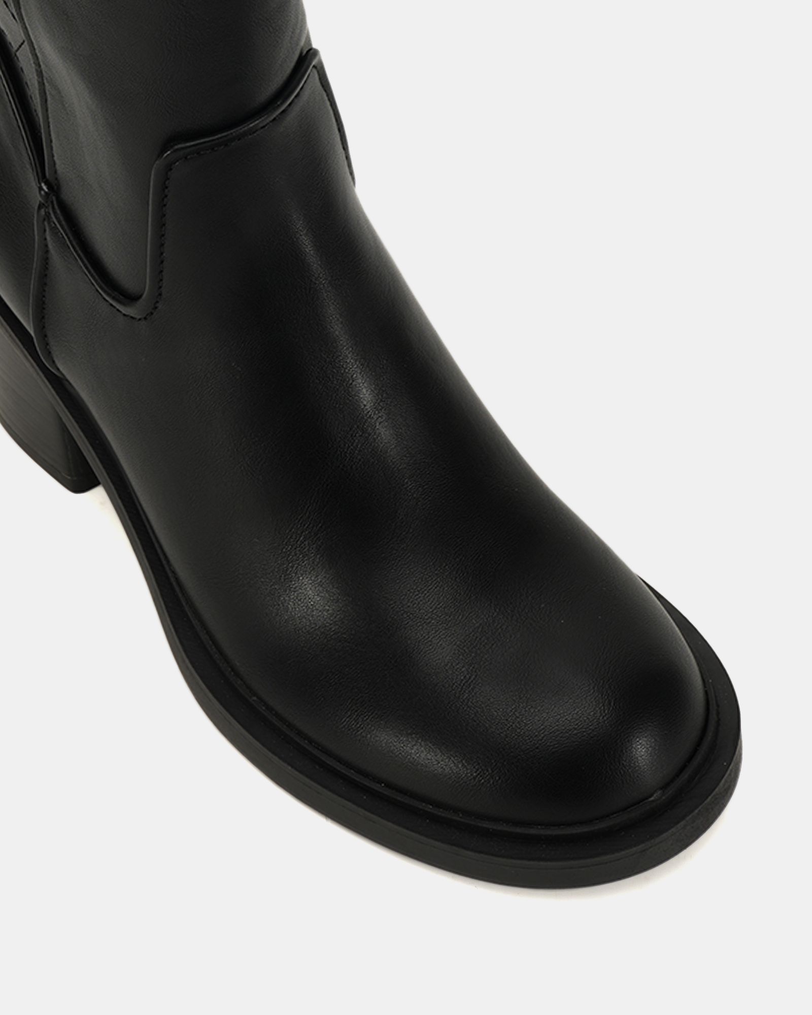 Gerry Black block heel knee boot