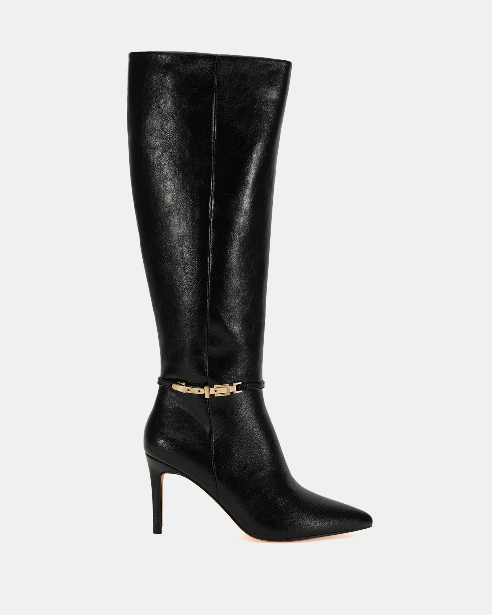 Ginny hardware point stiletto knee boot