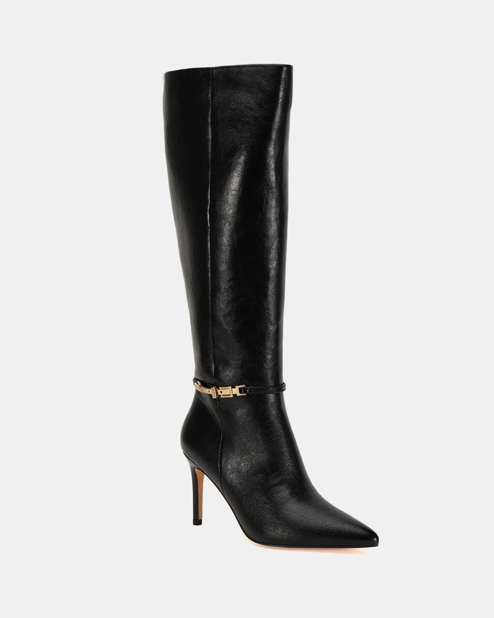 Ginny hardware point stiletto knee boot