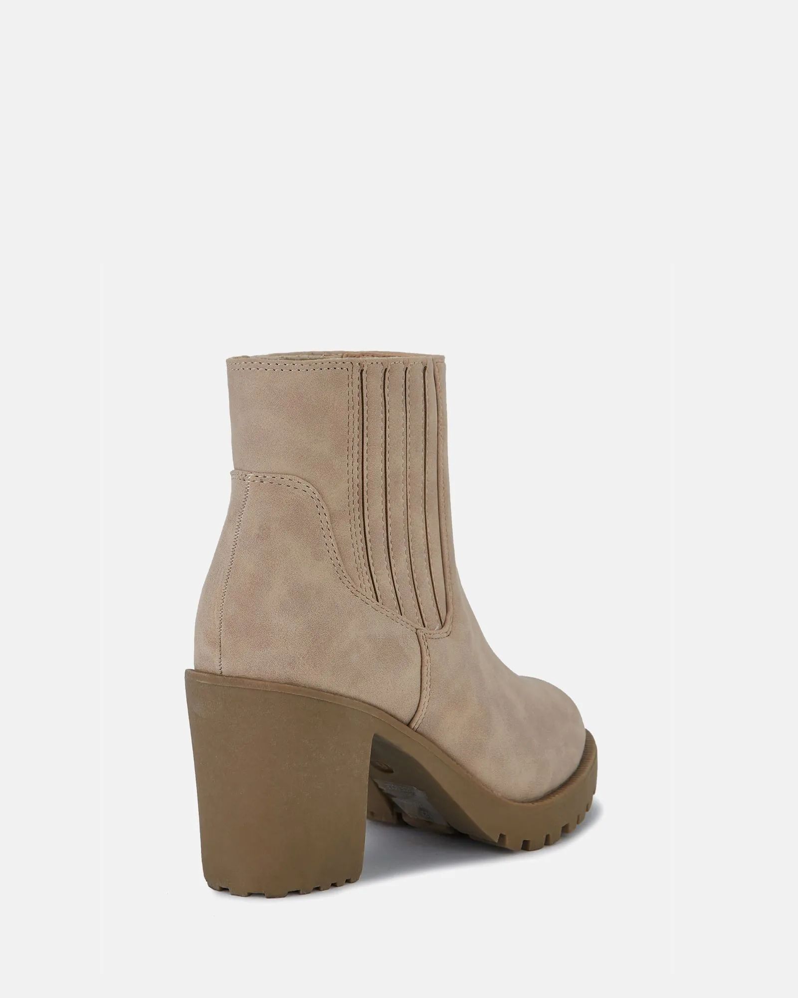 Harlequin Taupe Chelsea Heeled Unit Boot