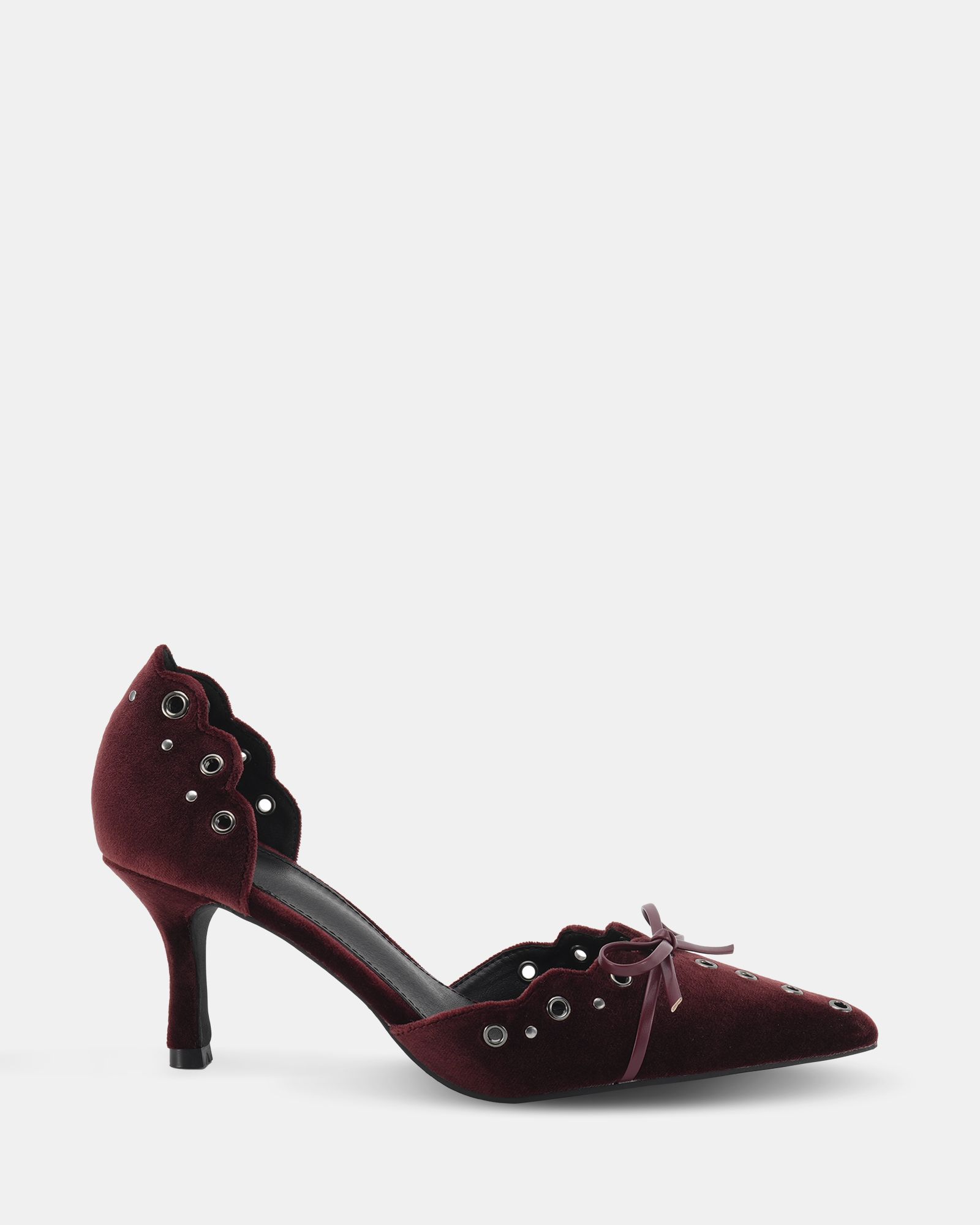 Illasi Burgundy Eyelet Two Part Court