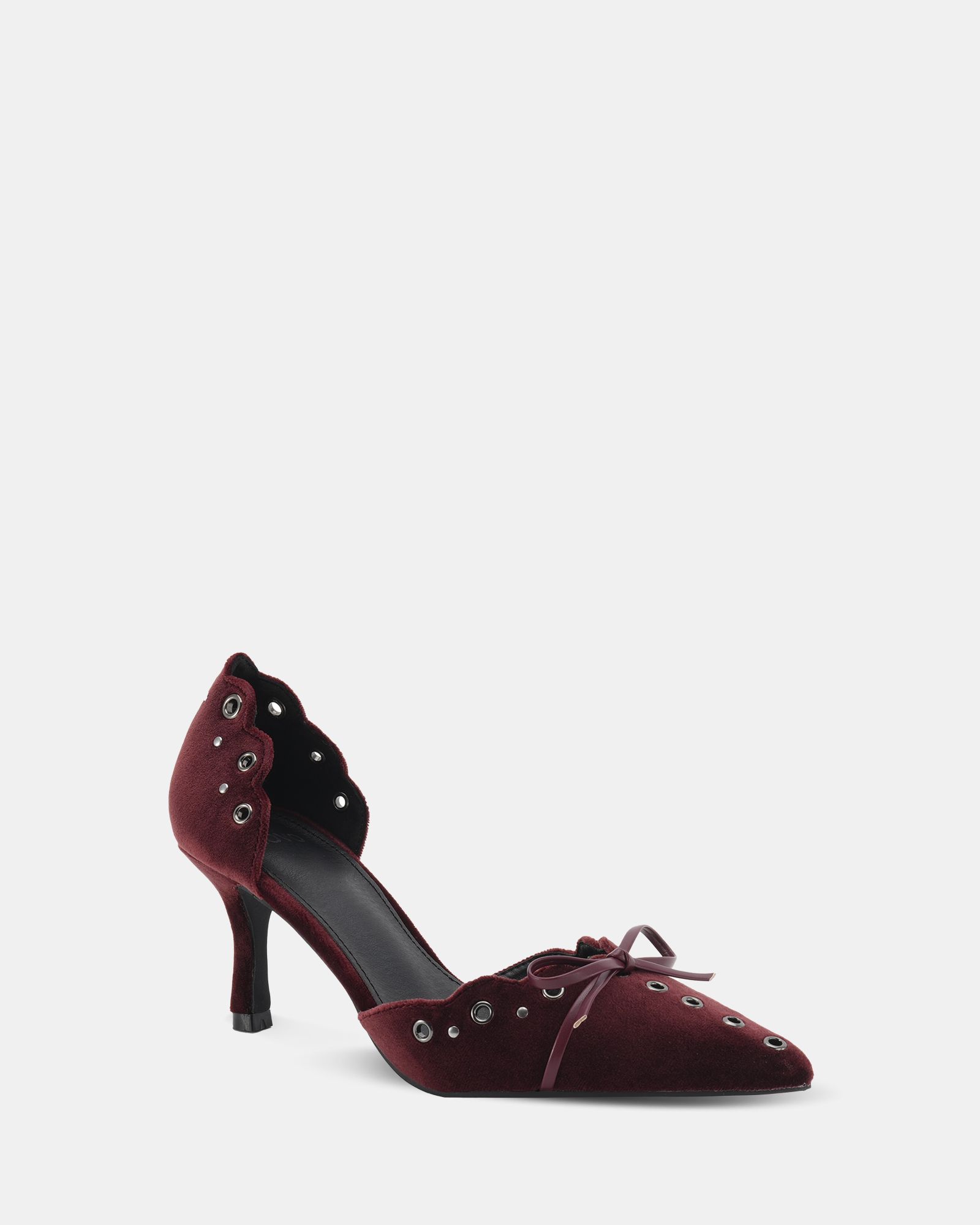 Illasi Burgundy Eyelet Two Part Court