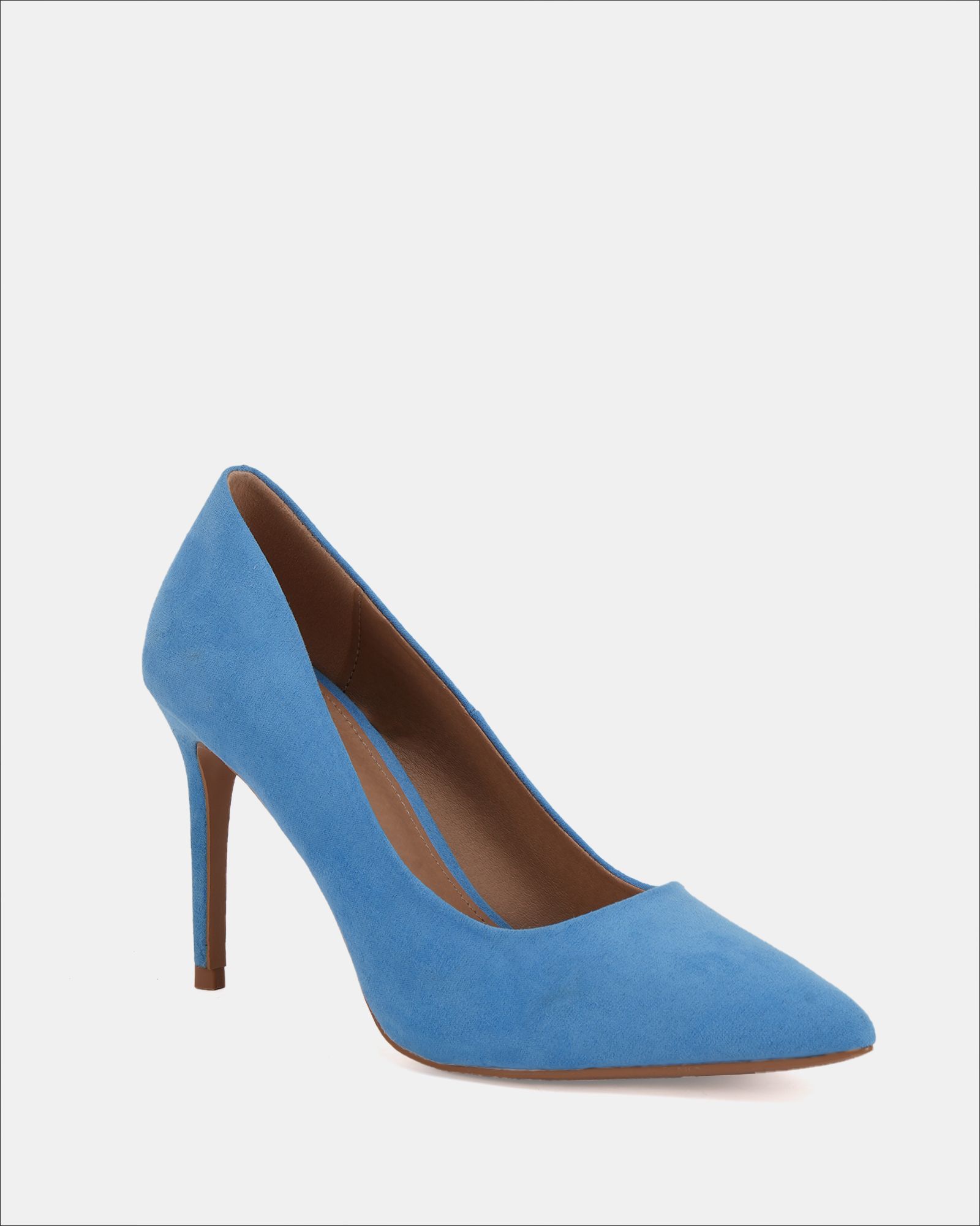 Wide Fit IMPOSSIBLE Blue Point Stiletto Court Shoe