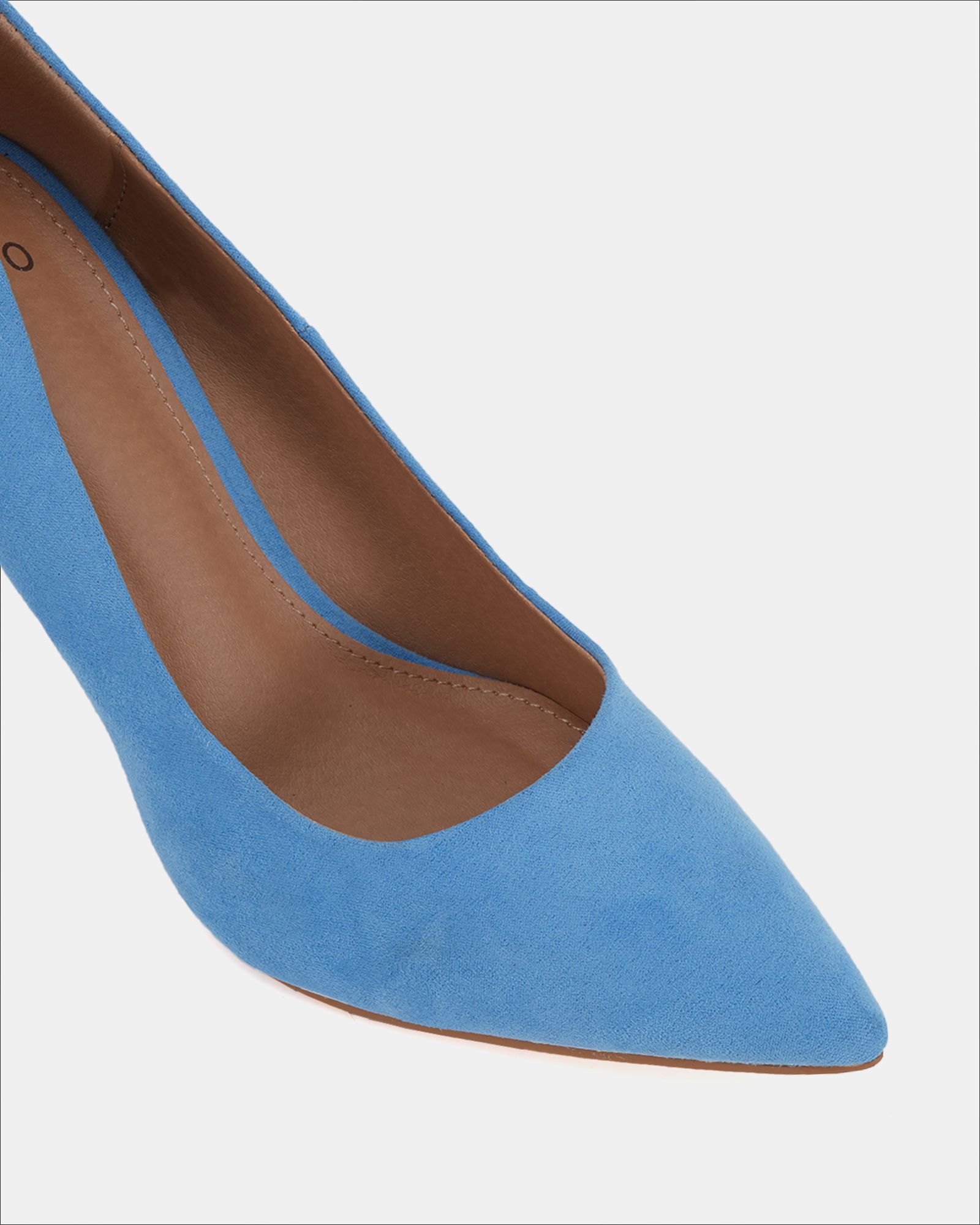 Wide Fit IMPOSSIBLE Blue Point Stiletto Court Shoe