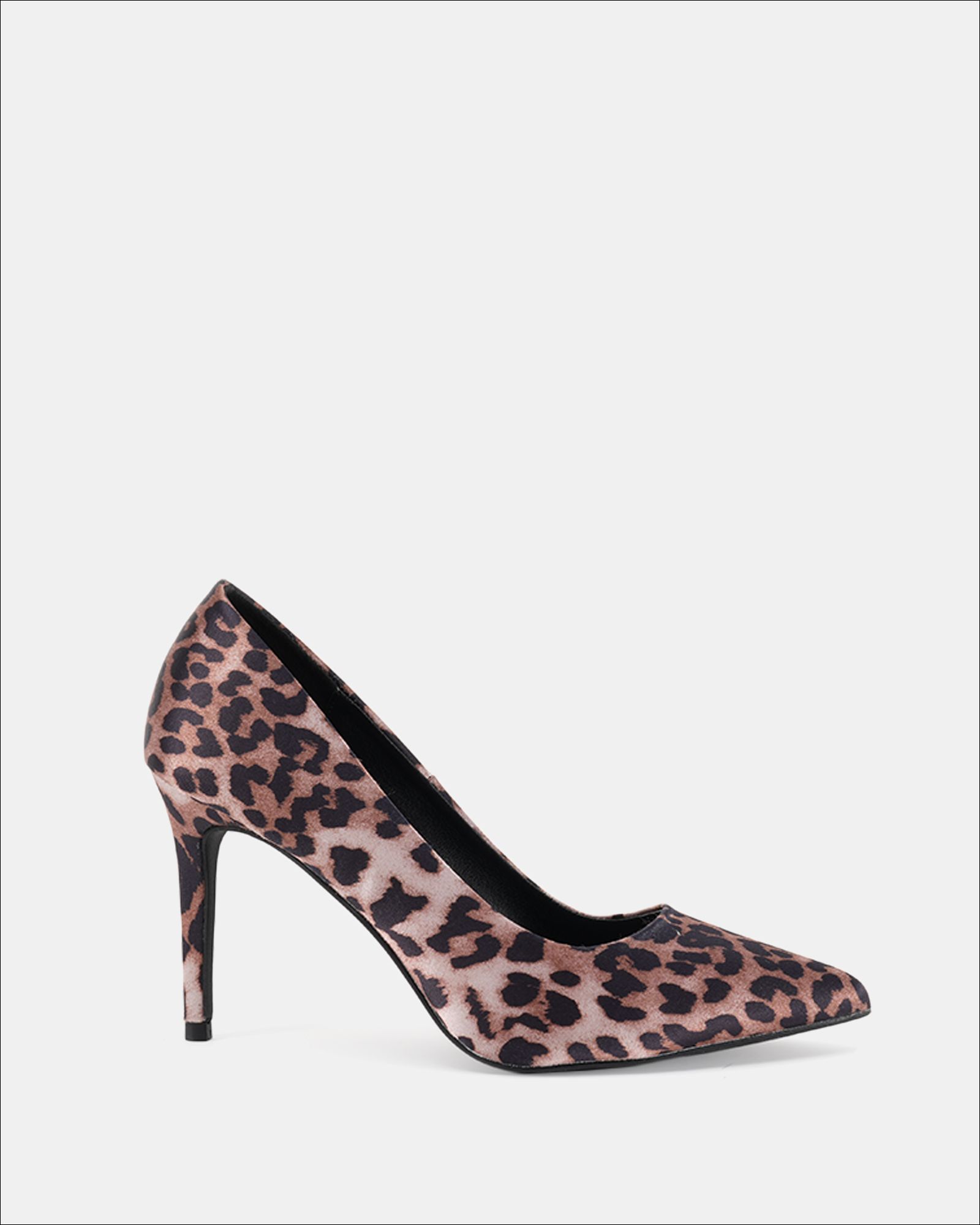 Wide Fit Impossible Leopard Point Court Shoe