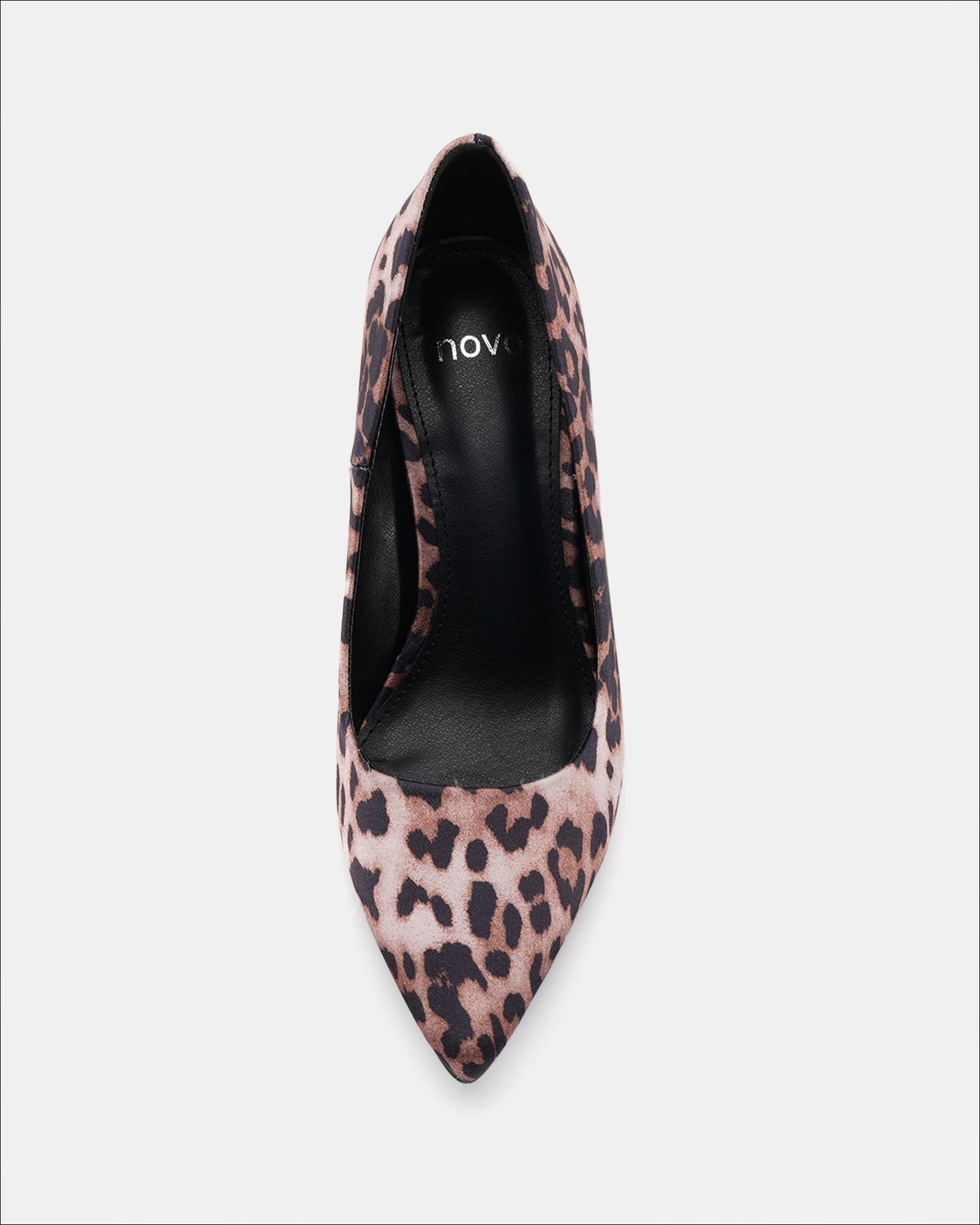Wide Fit Impossible Leopard Point Court Shoe