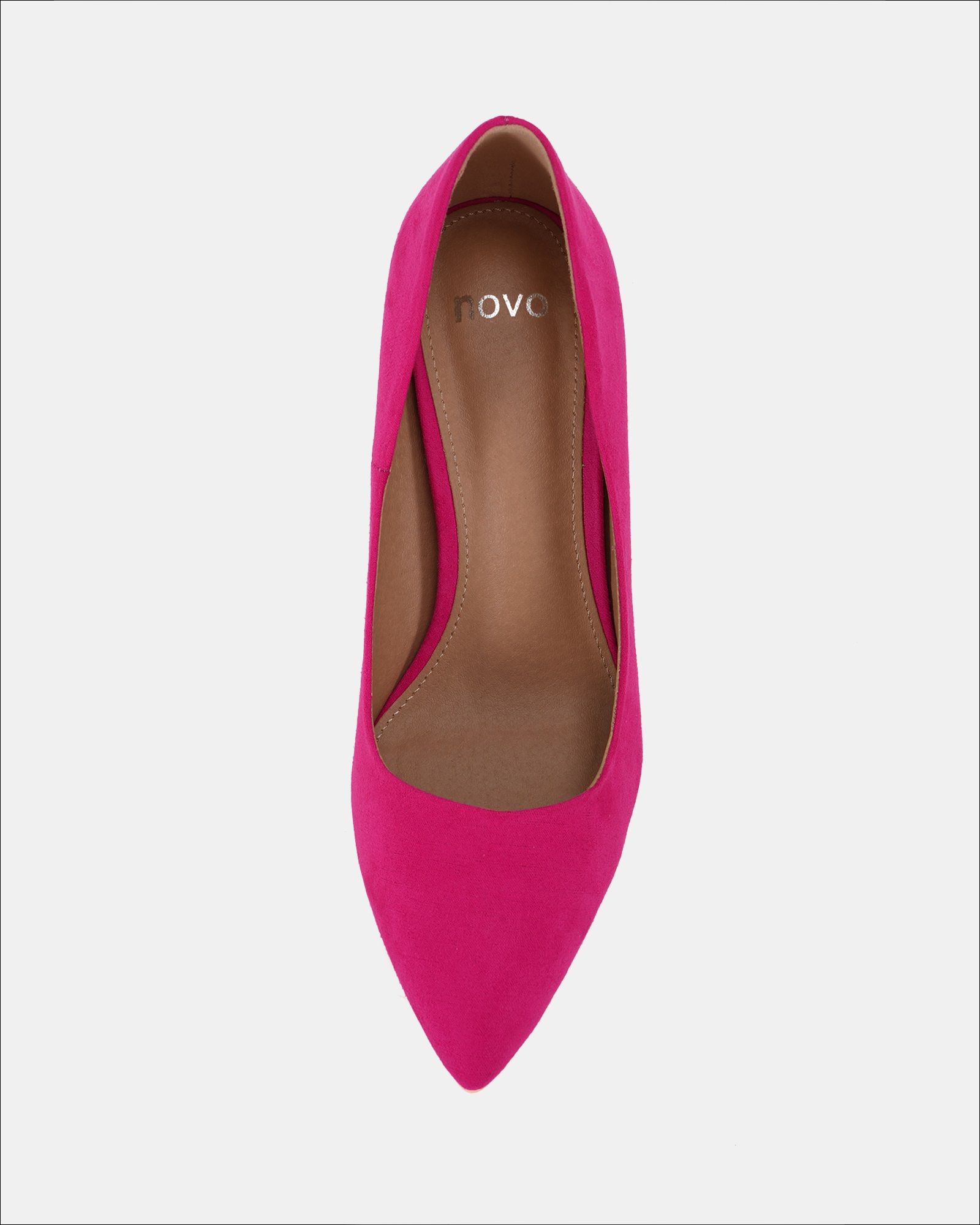 IMPOSSIBLE Magenta Point Stiletto Court Shoe
