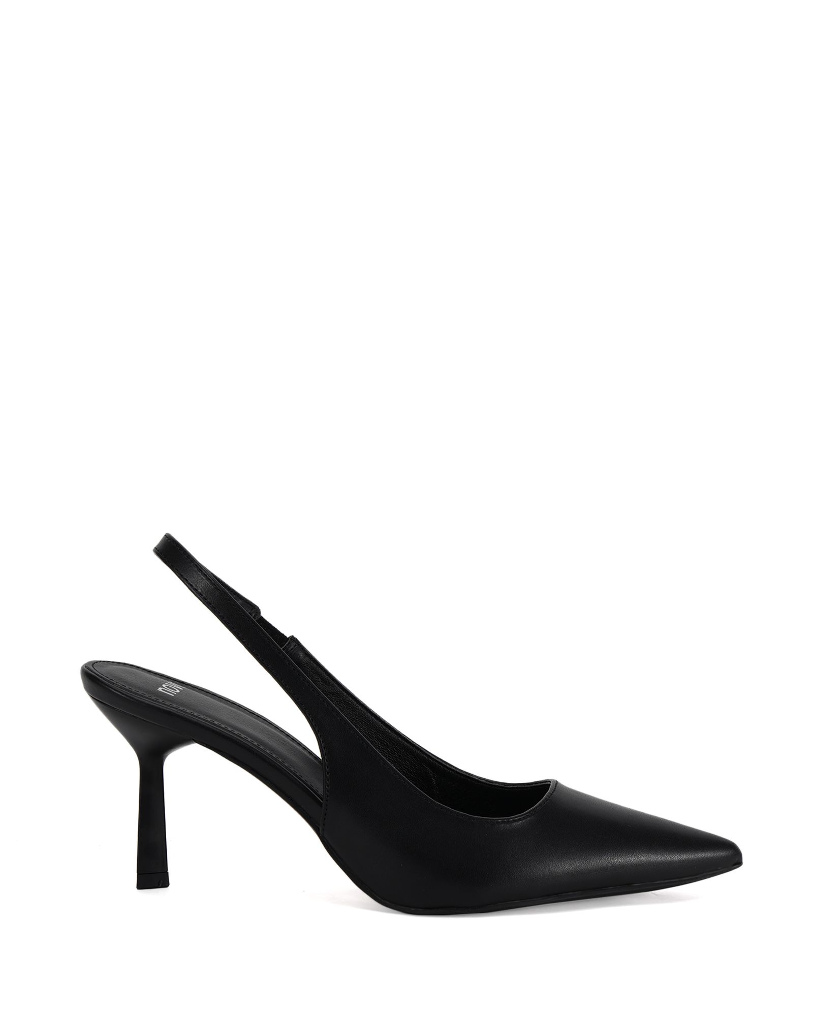 Wide Fit IRAYA Black Point Slingback Court Shoe