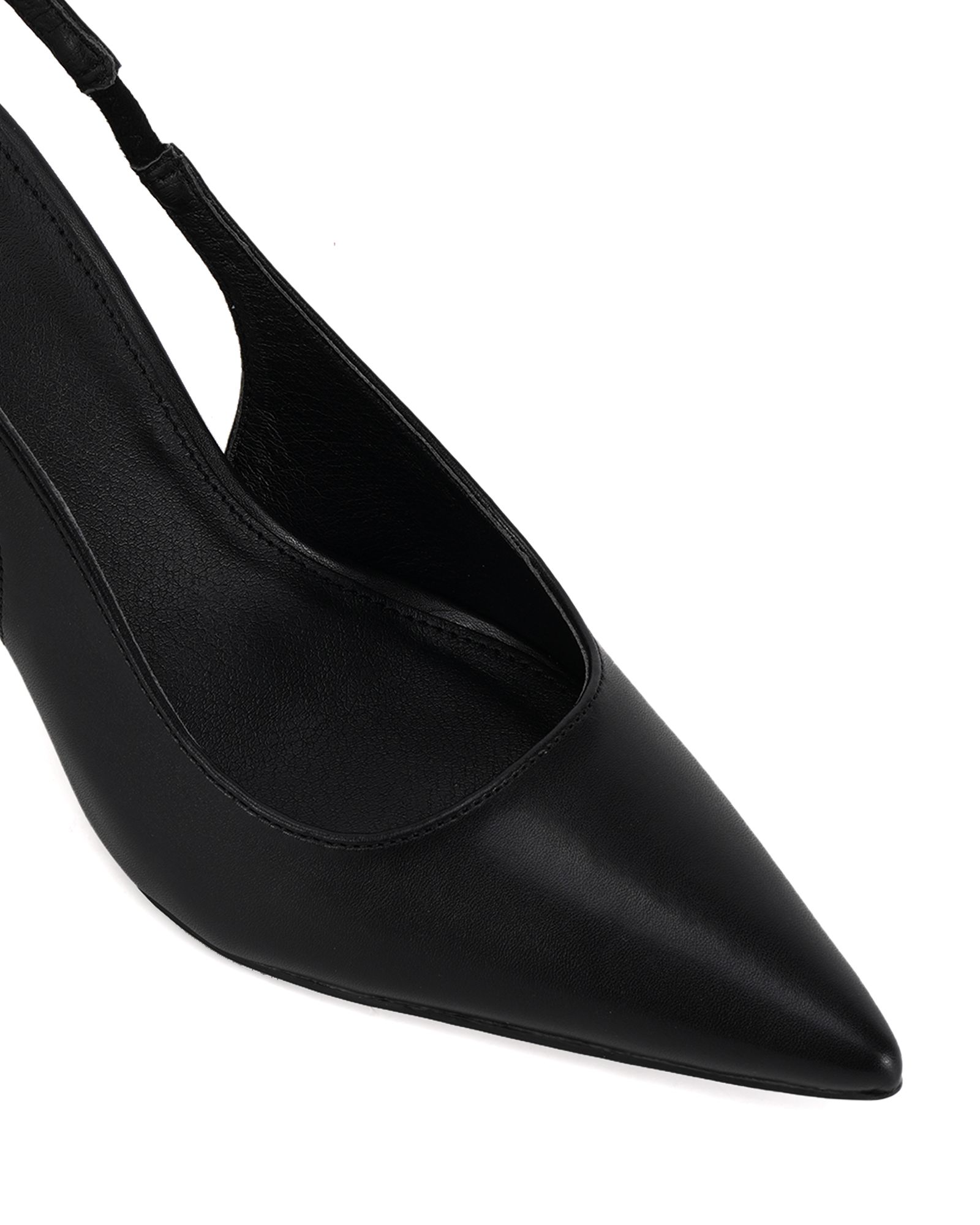 IRAYA Black Point Slingback Court Shoe