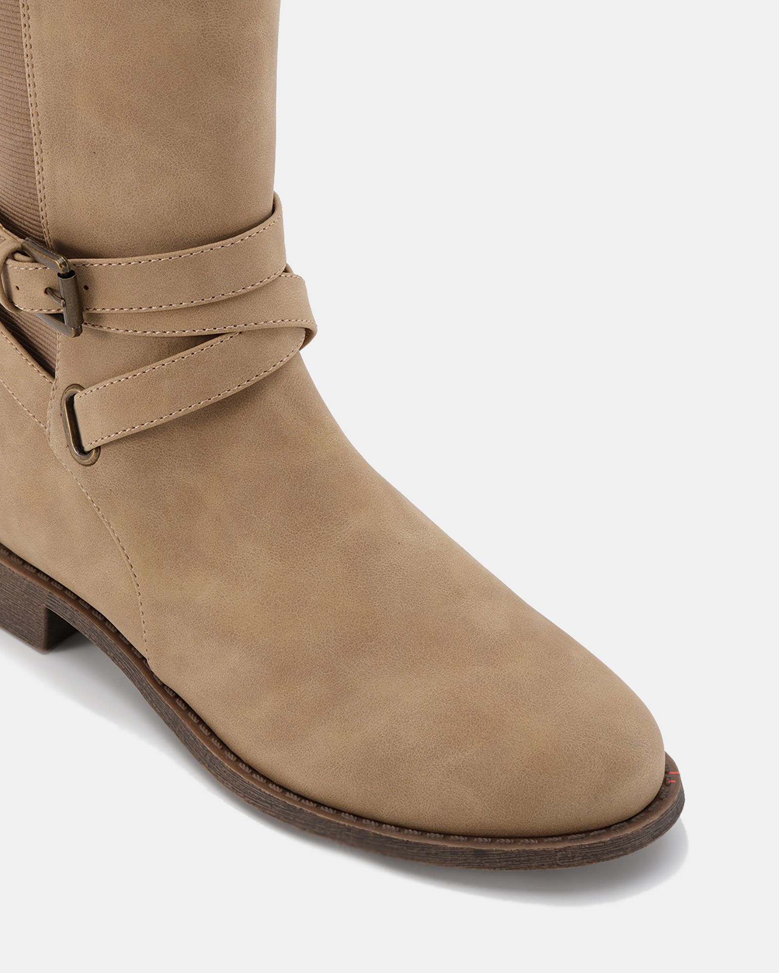 Wide Fit Jadine Taupe Knee High Boot