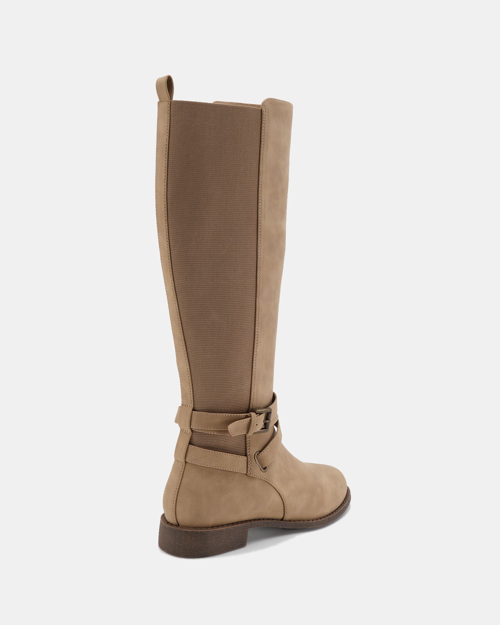 Wide Fit Jadine Taupe Knee High Boot
