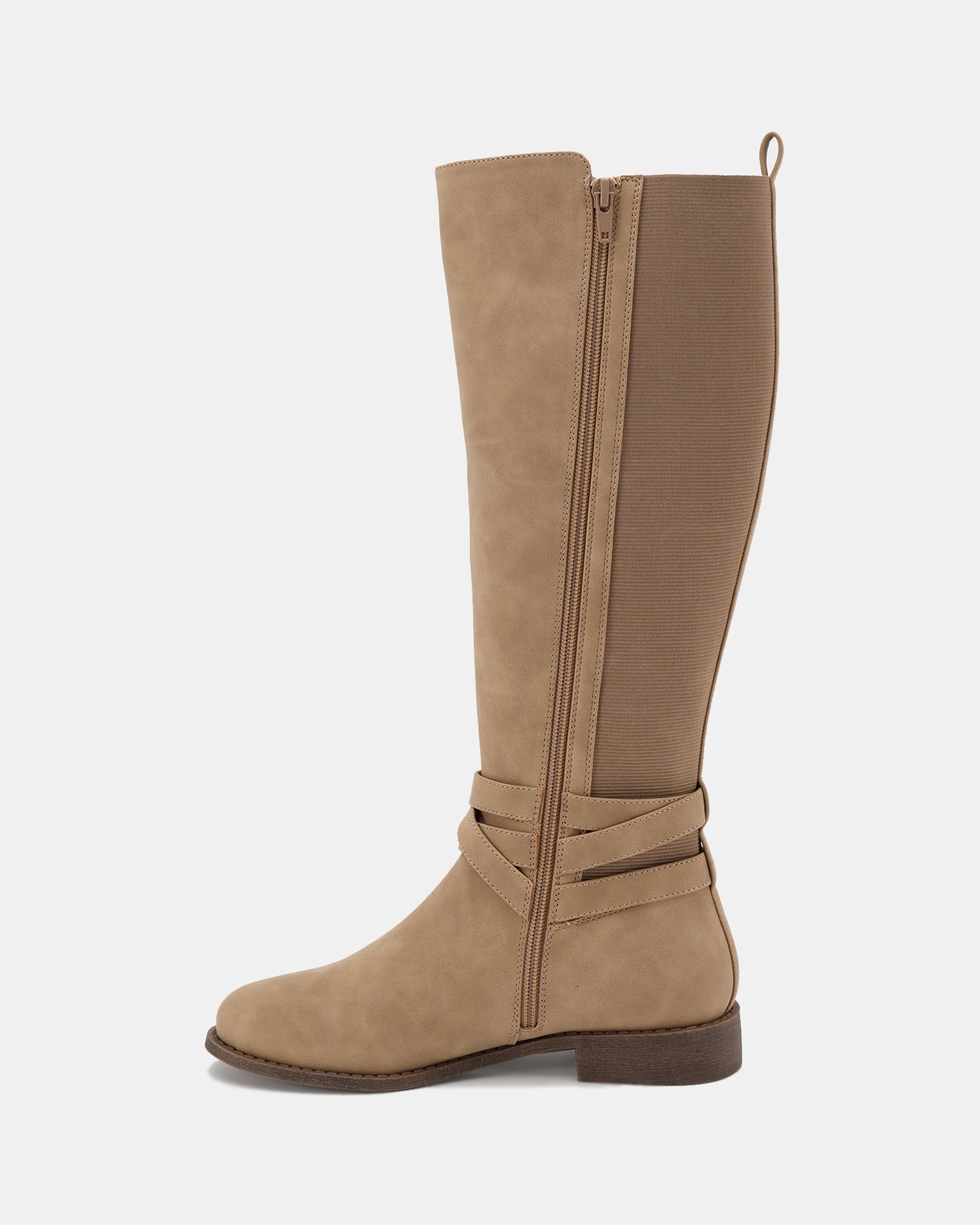 Jadine Taupe Knee High Boot
