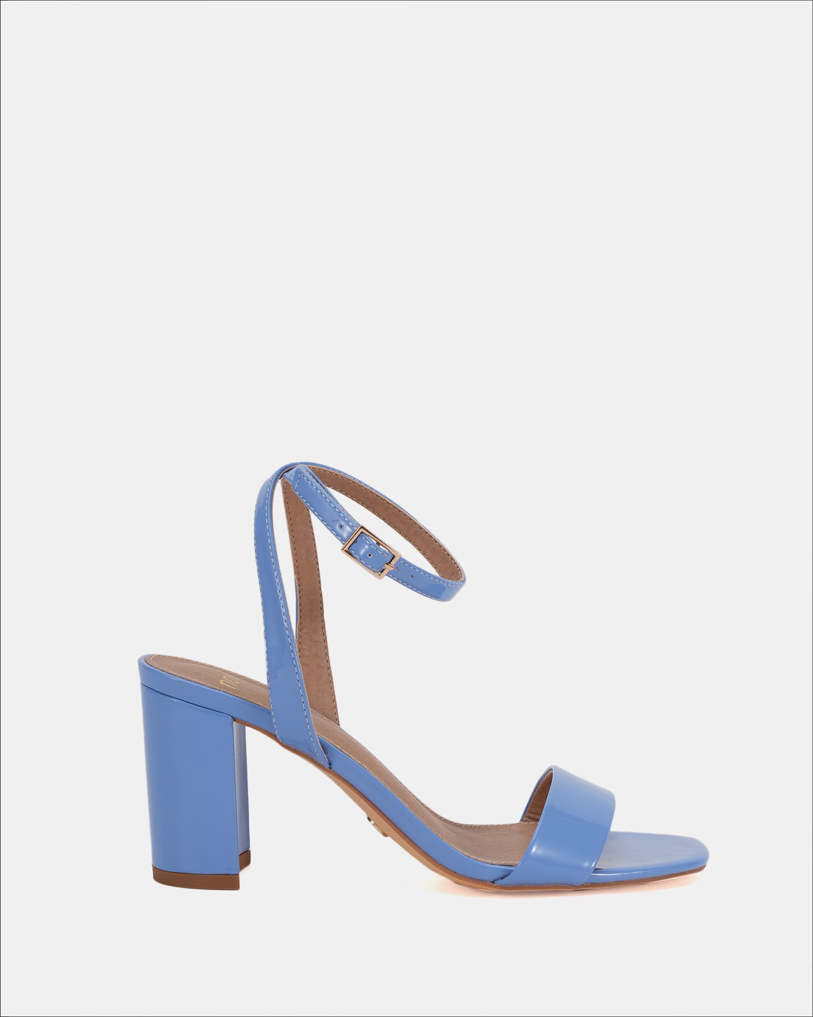 MARTINEZ Blue Block Heel Sandal