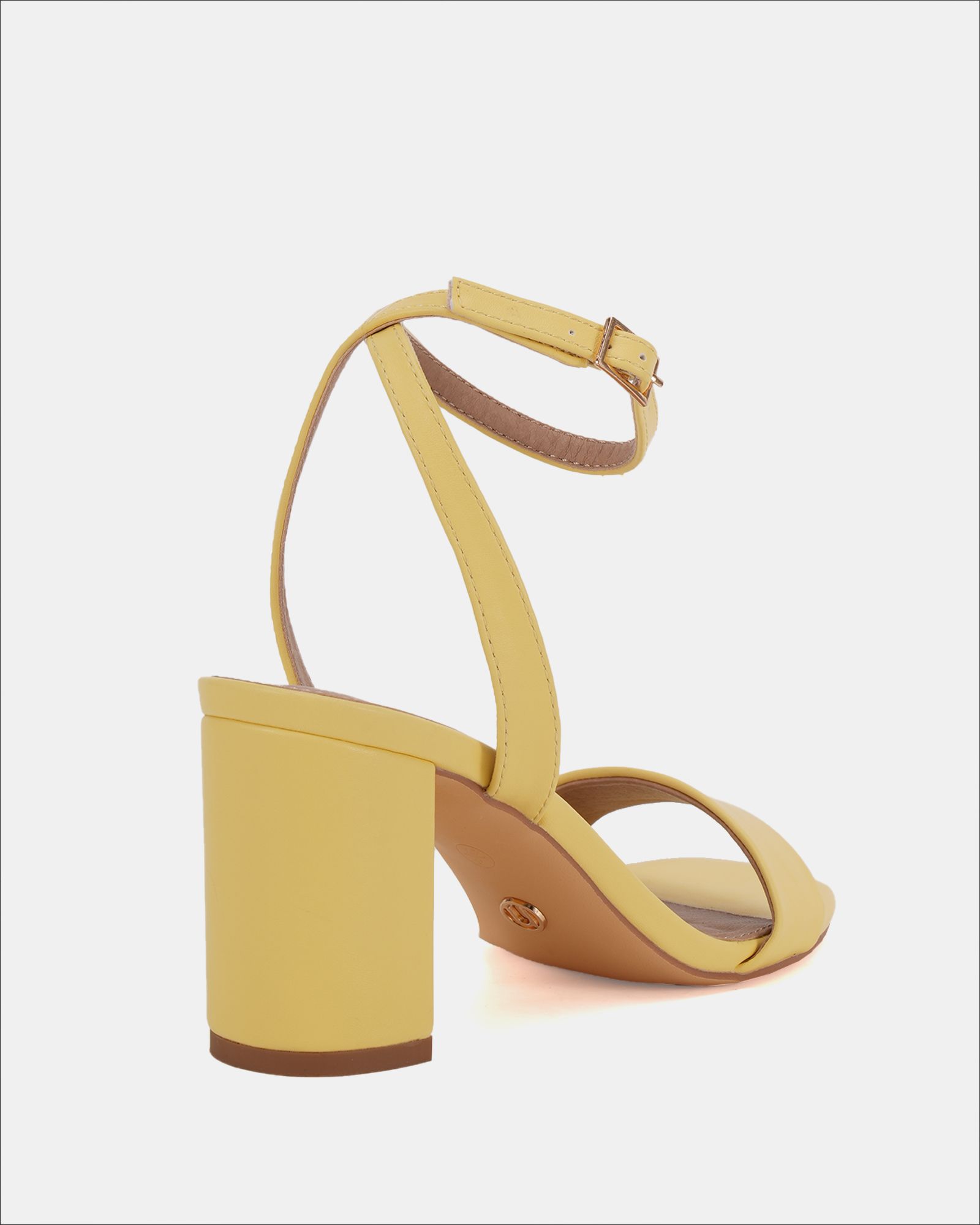 MARTINEZ Lemon Block Heel Sandal