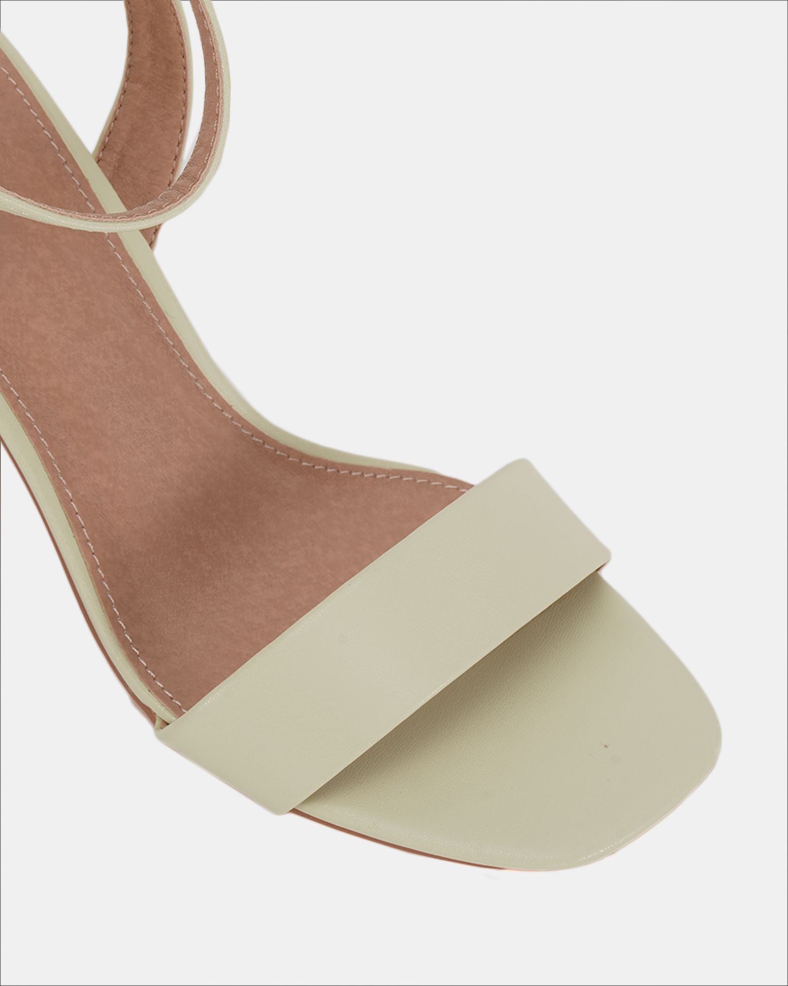 Wide Fit MARTINEZ Mint Block Heel Sandal