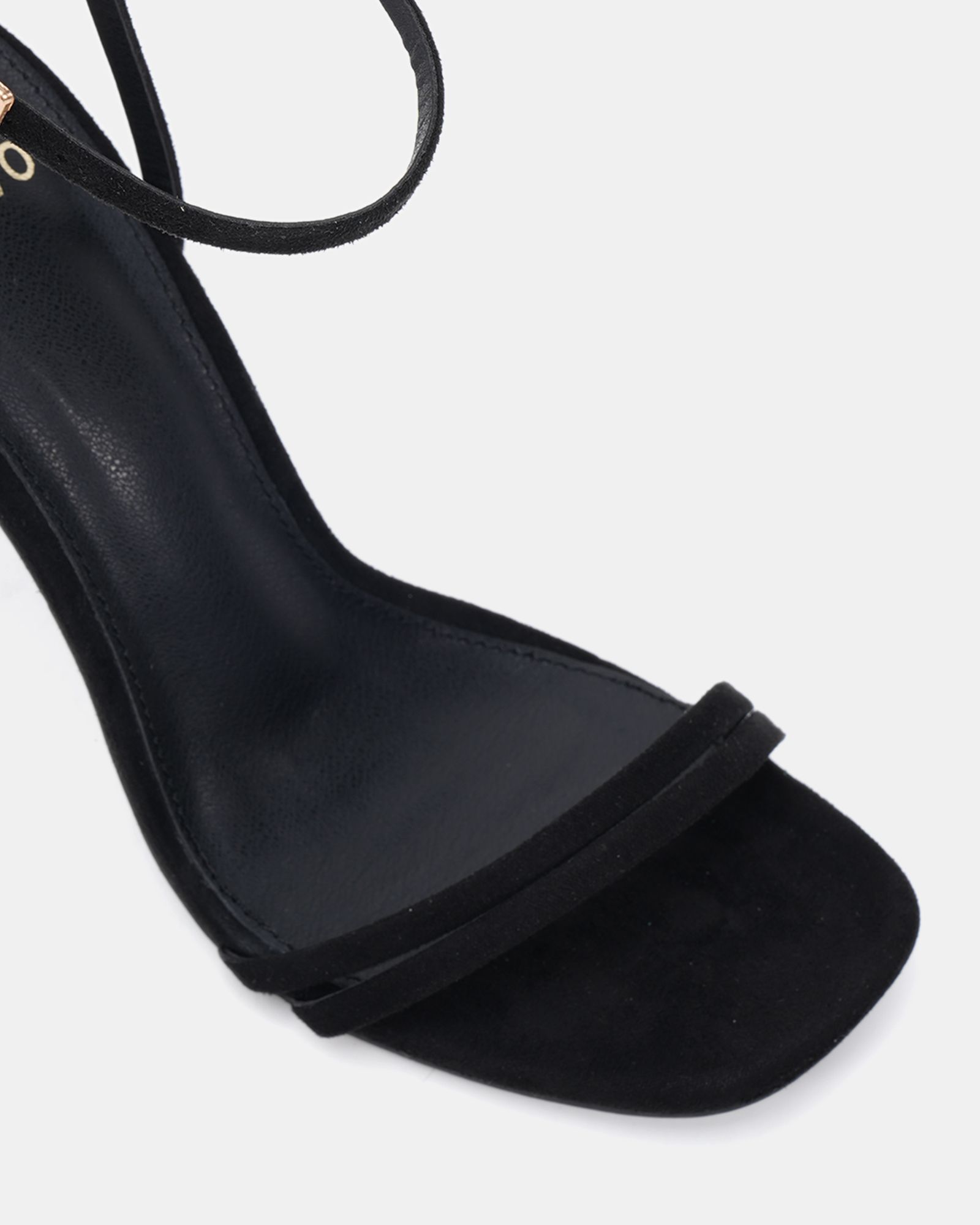 MATILDA Black Strappy Heeled Sandal