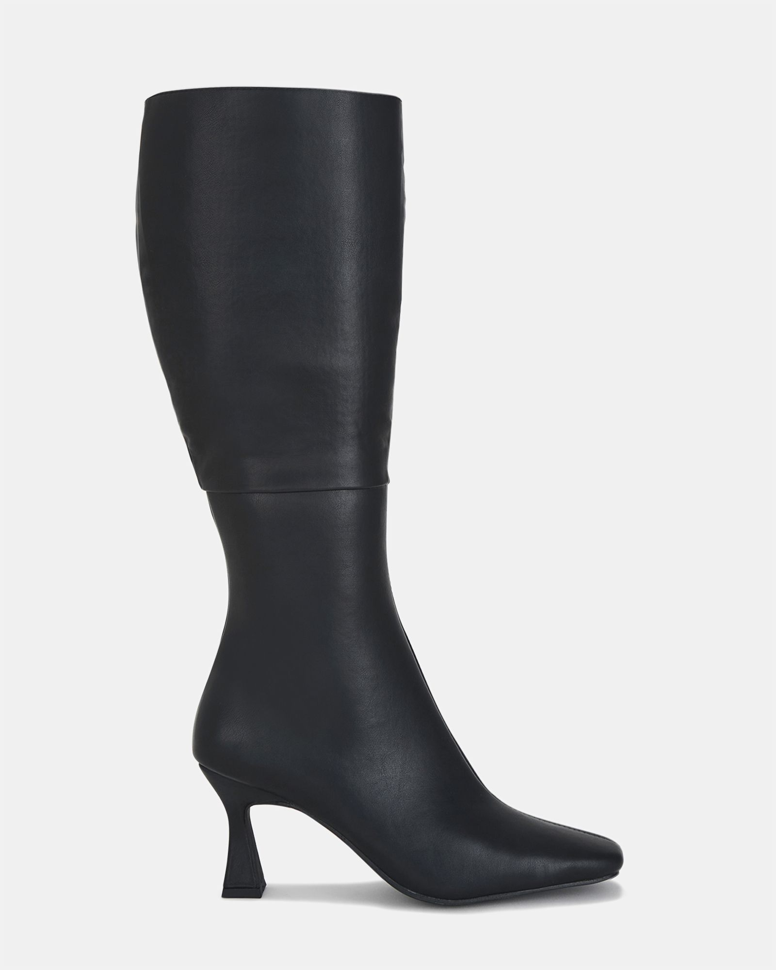 Octavia Black Mid Heel Knee High Boot