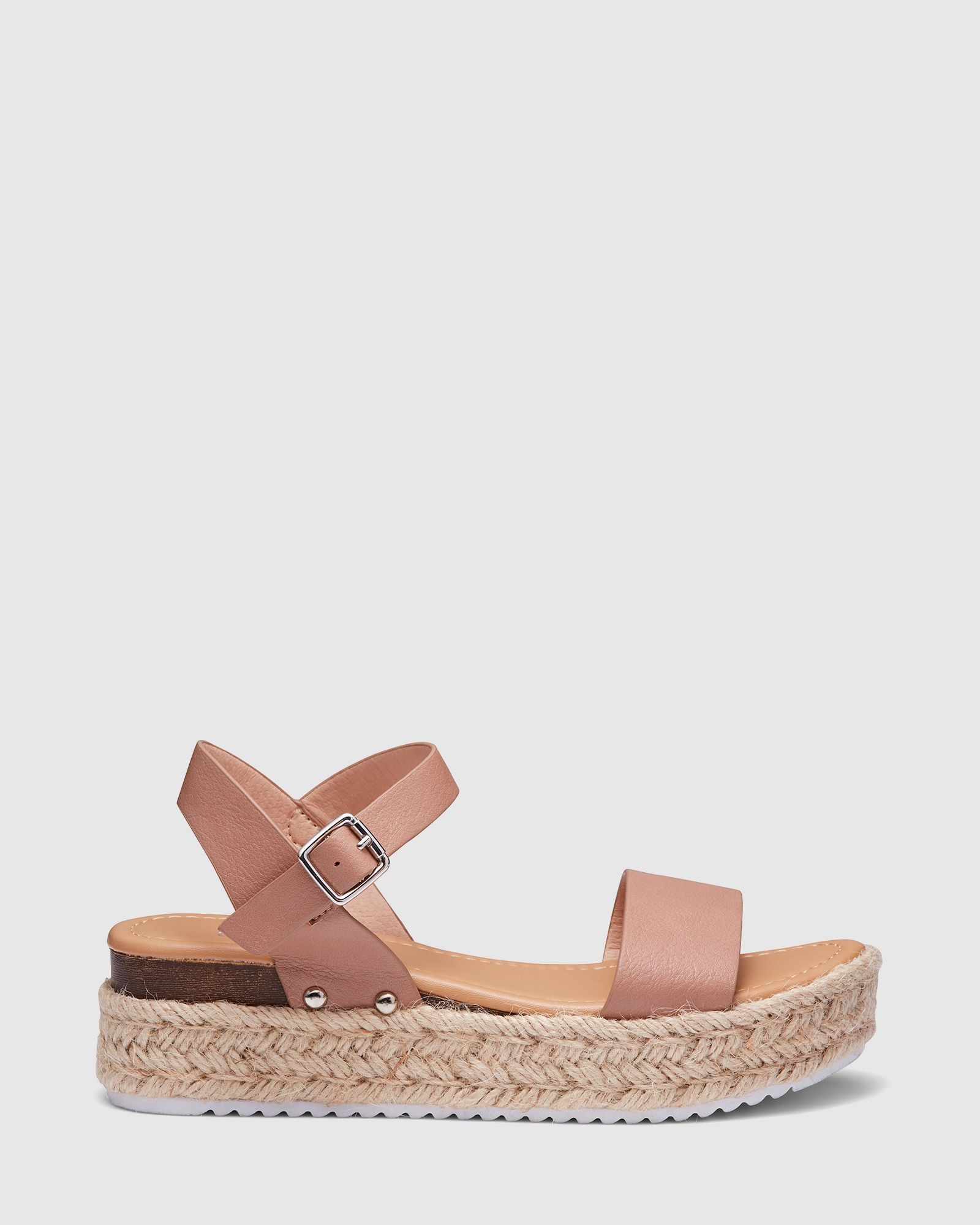 Samba Tan Espadrille Flatform Sandal