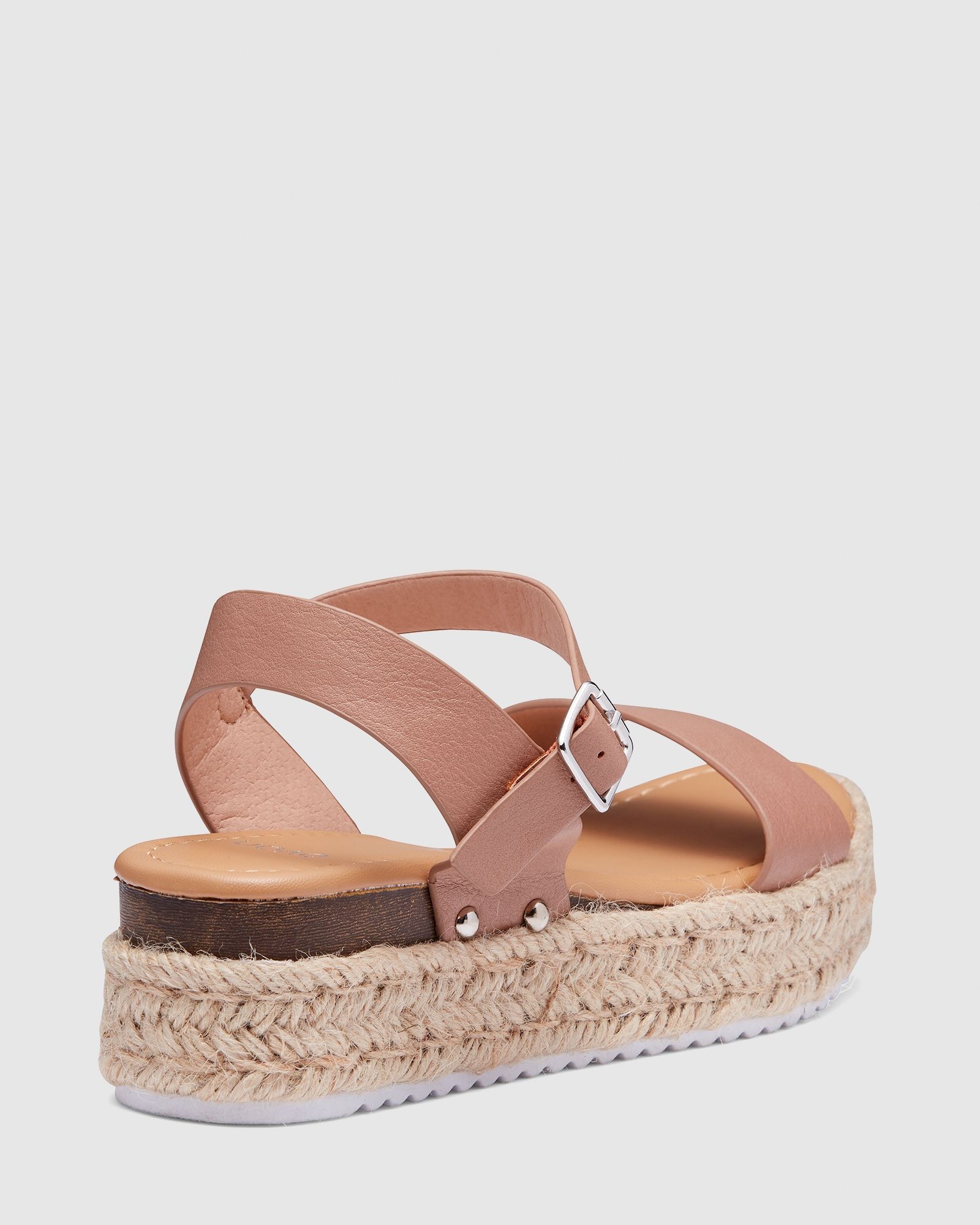 Samba Tan Espadrille Flatform Sandal