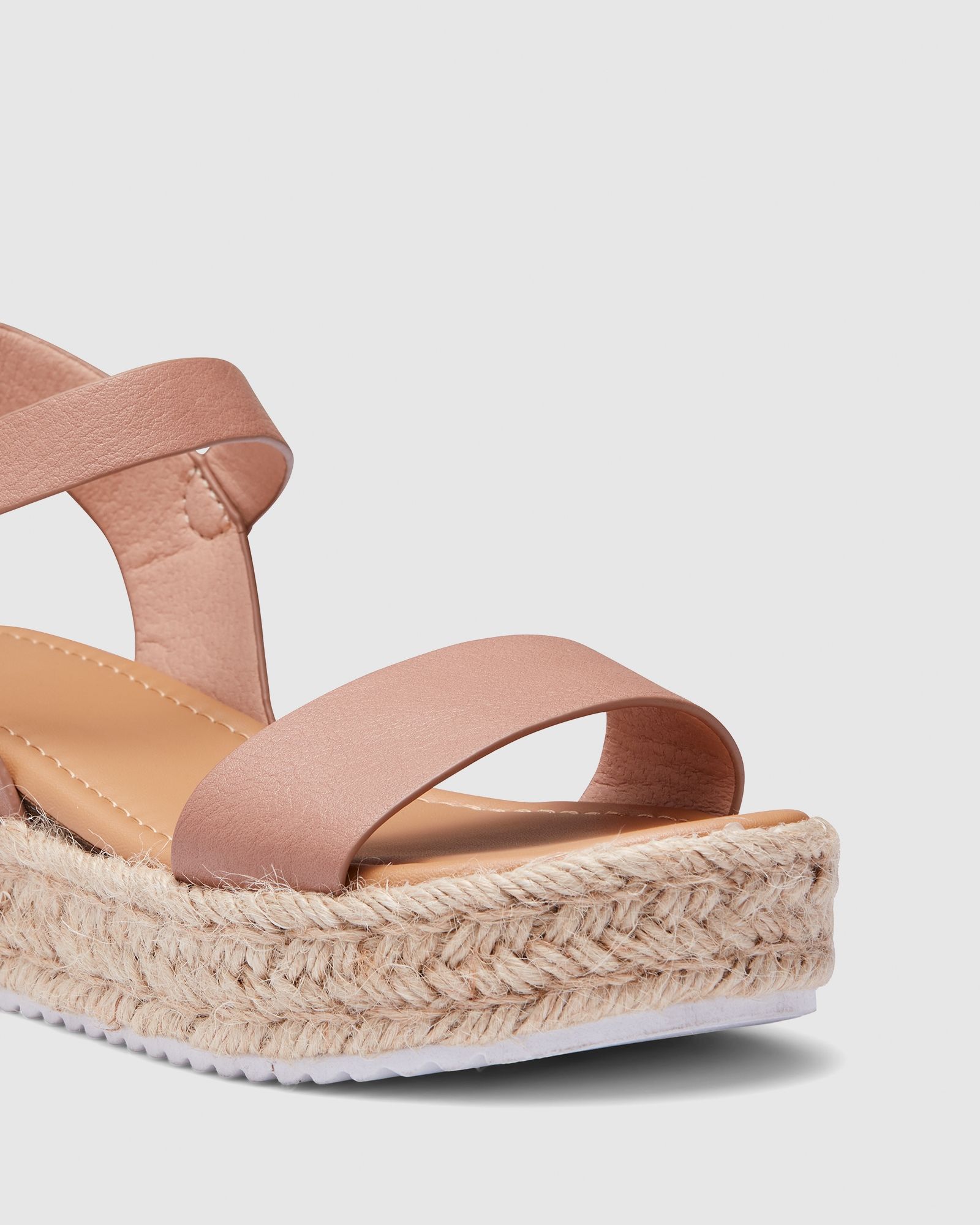 Samba Tan Espadrille Flatform Sandal