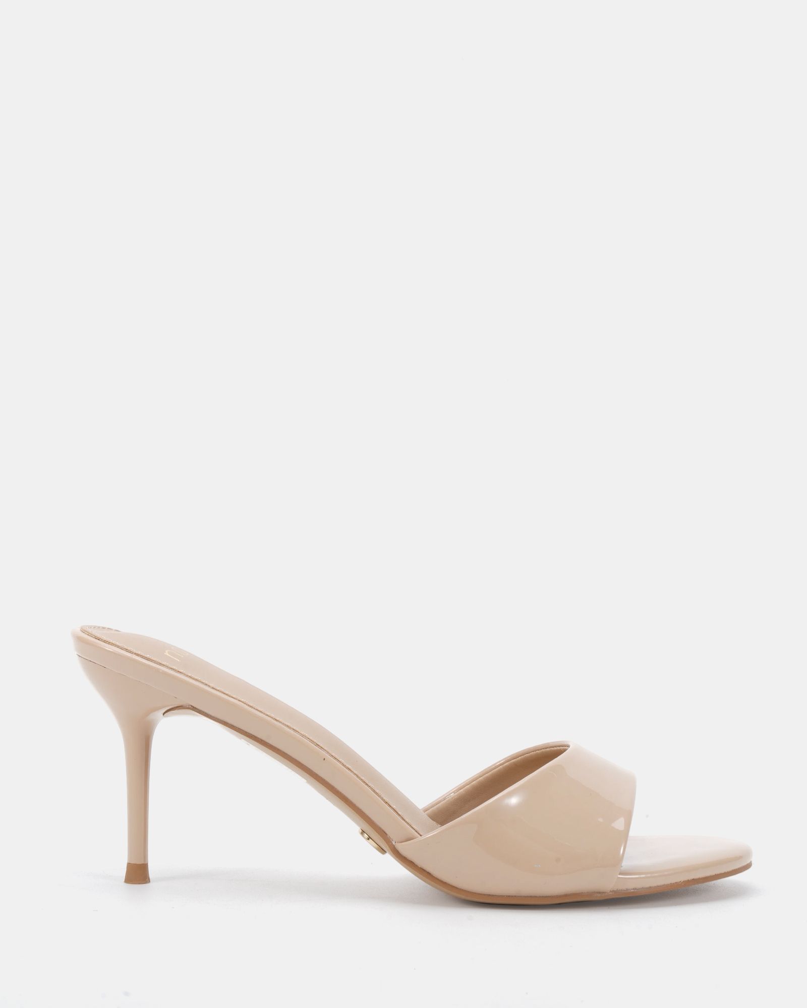 Rosie Nude Heeled Mule Stiletto Sandal