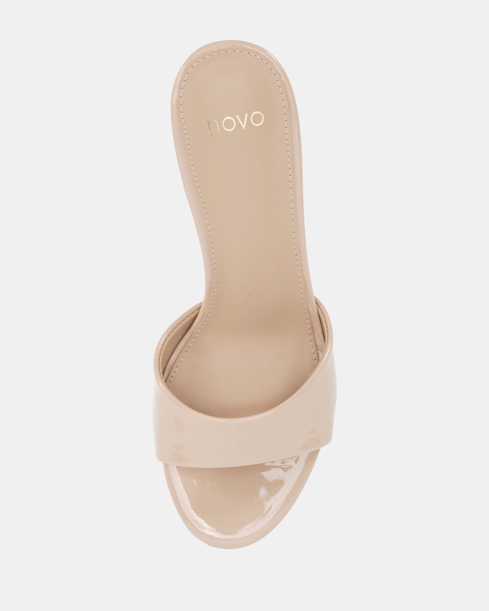 Rosie Nude Heeled Mule Stiletto Sandal