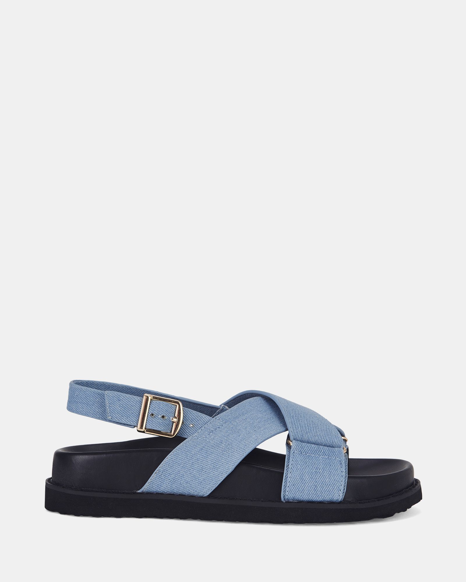 TYLAH Denim Footbed Sandal