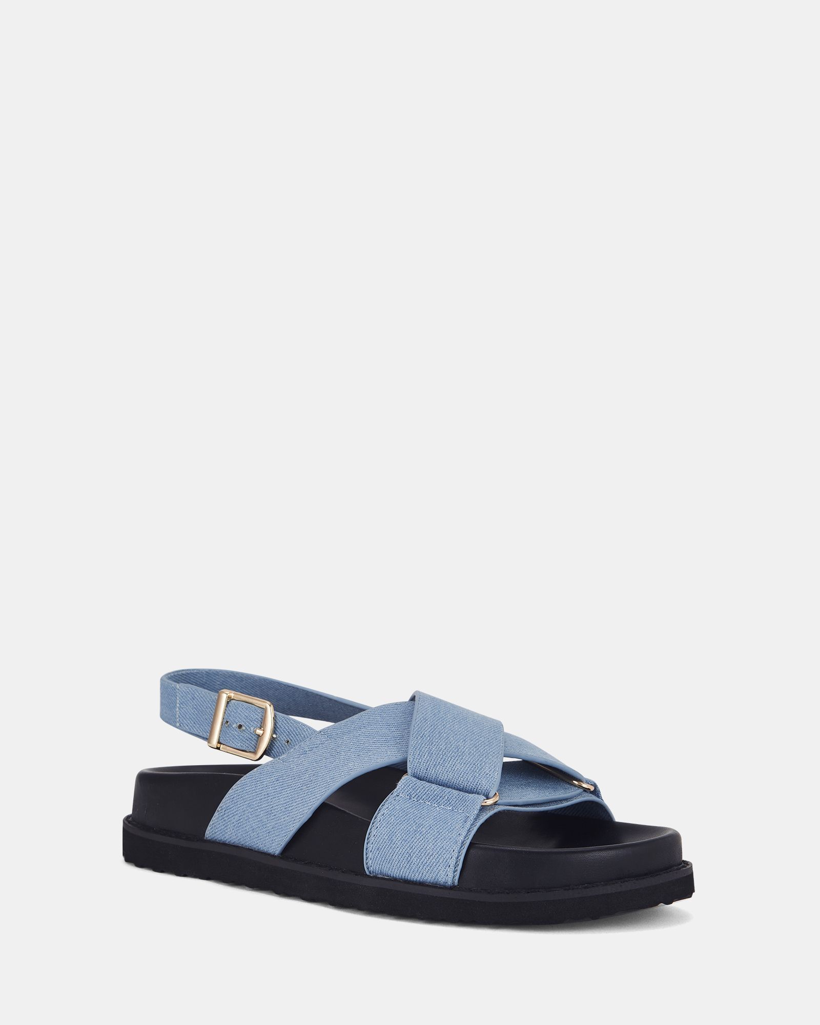 TYLAH Denim Footbed Sandal