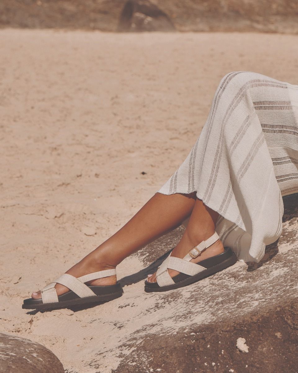 TYLAH Natural Footbed Sandal