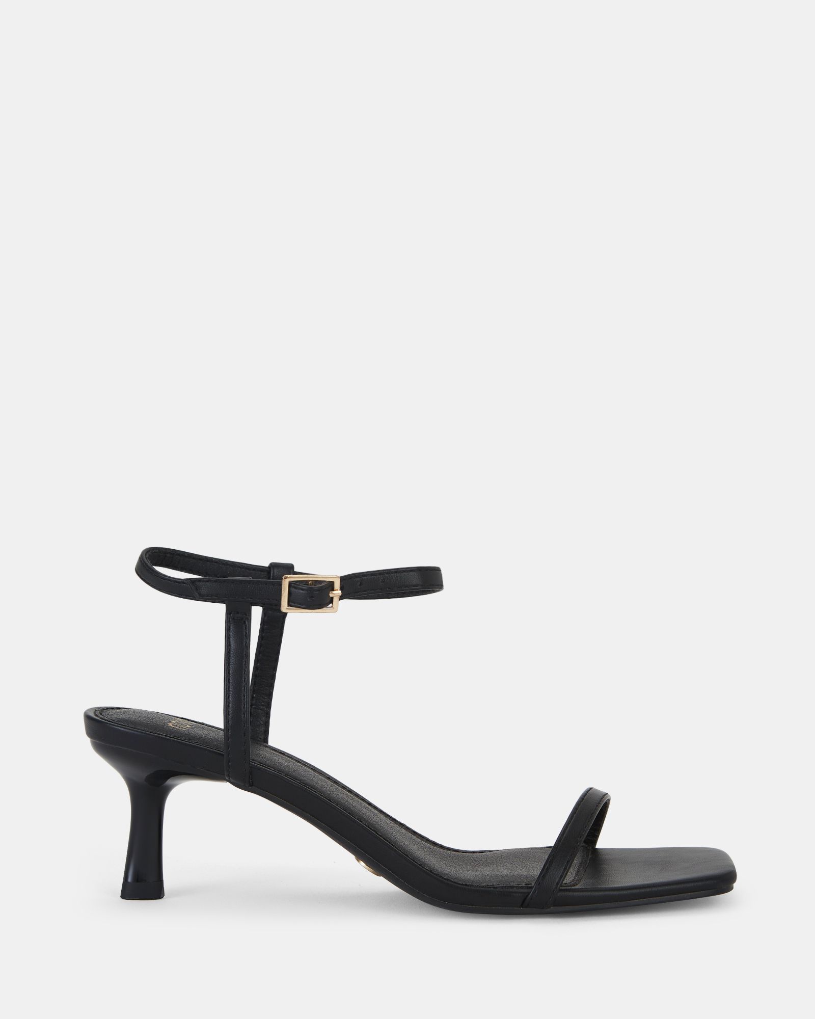 UNDERCOVER Black Low Heel Two Part Sandals