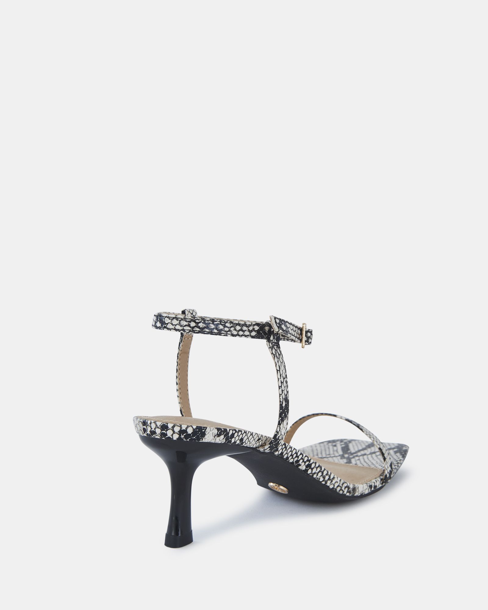 UNDERCOVER Snake Low Heel Two Part Sandals