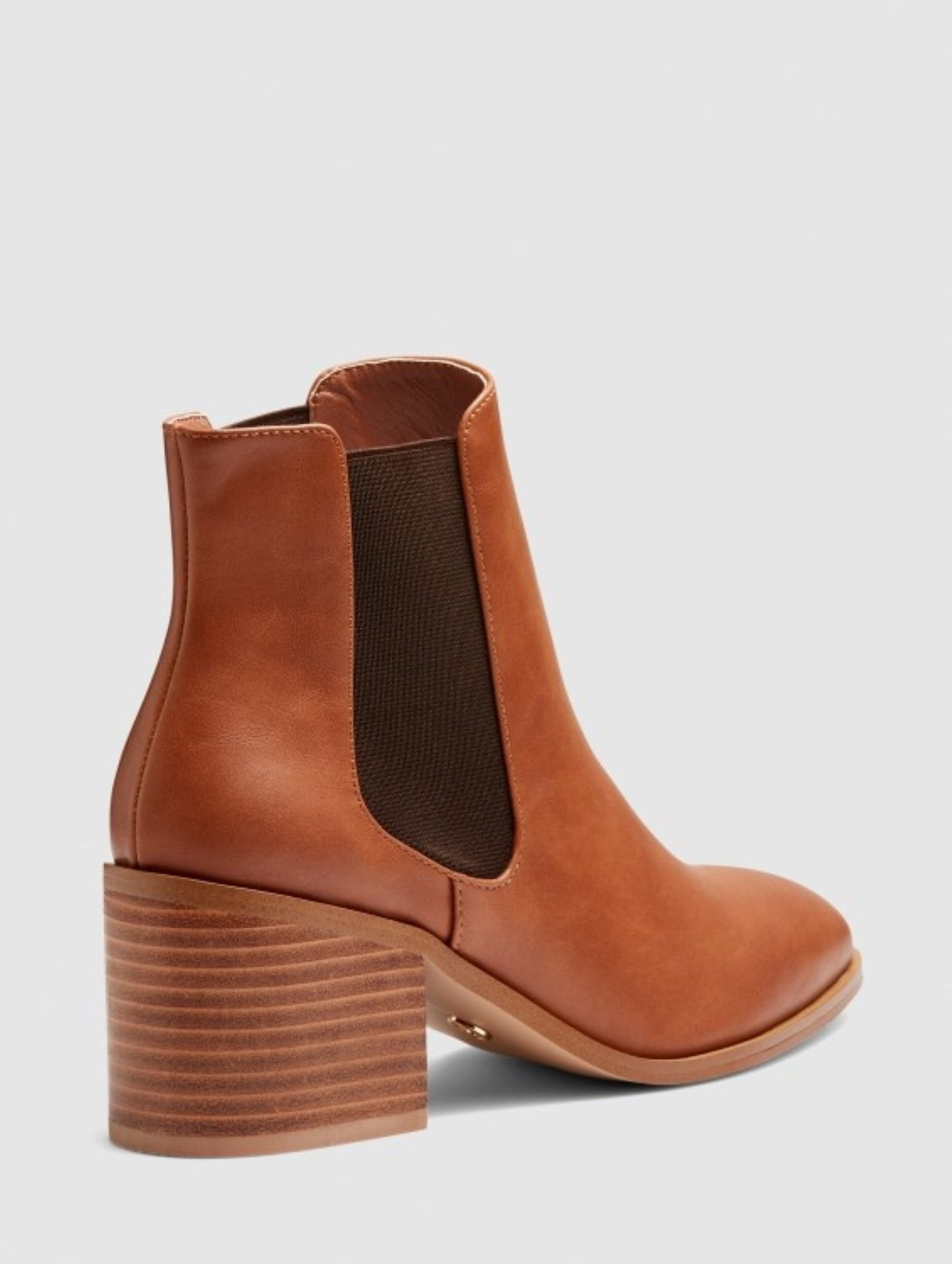 Wide Fit Cindi Tan Ankle Boot