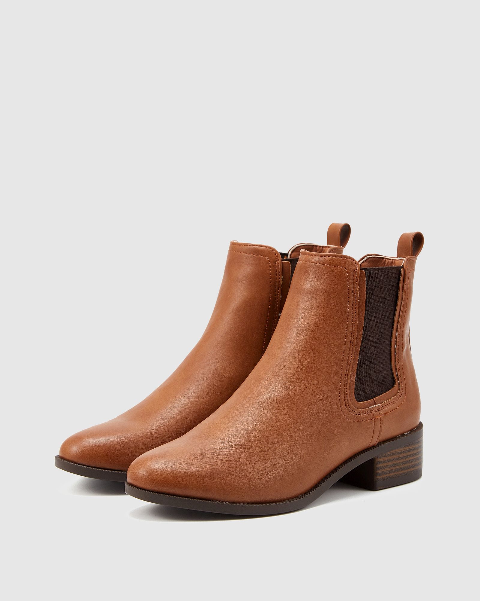 Wide Fit Destined Tan Ankle Boot