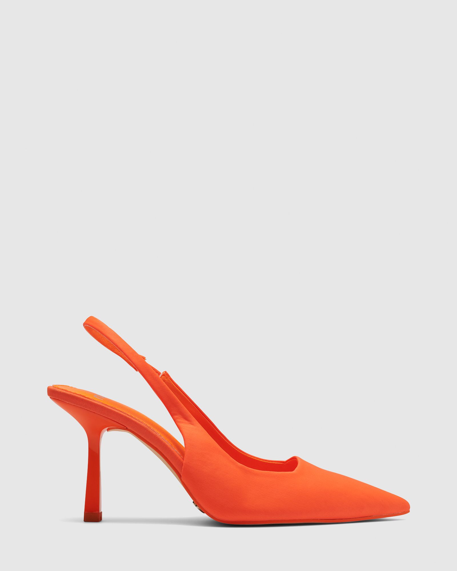 WIDE FIT ZAFU Orange Slingback Court Shoe