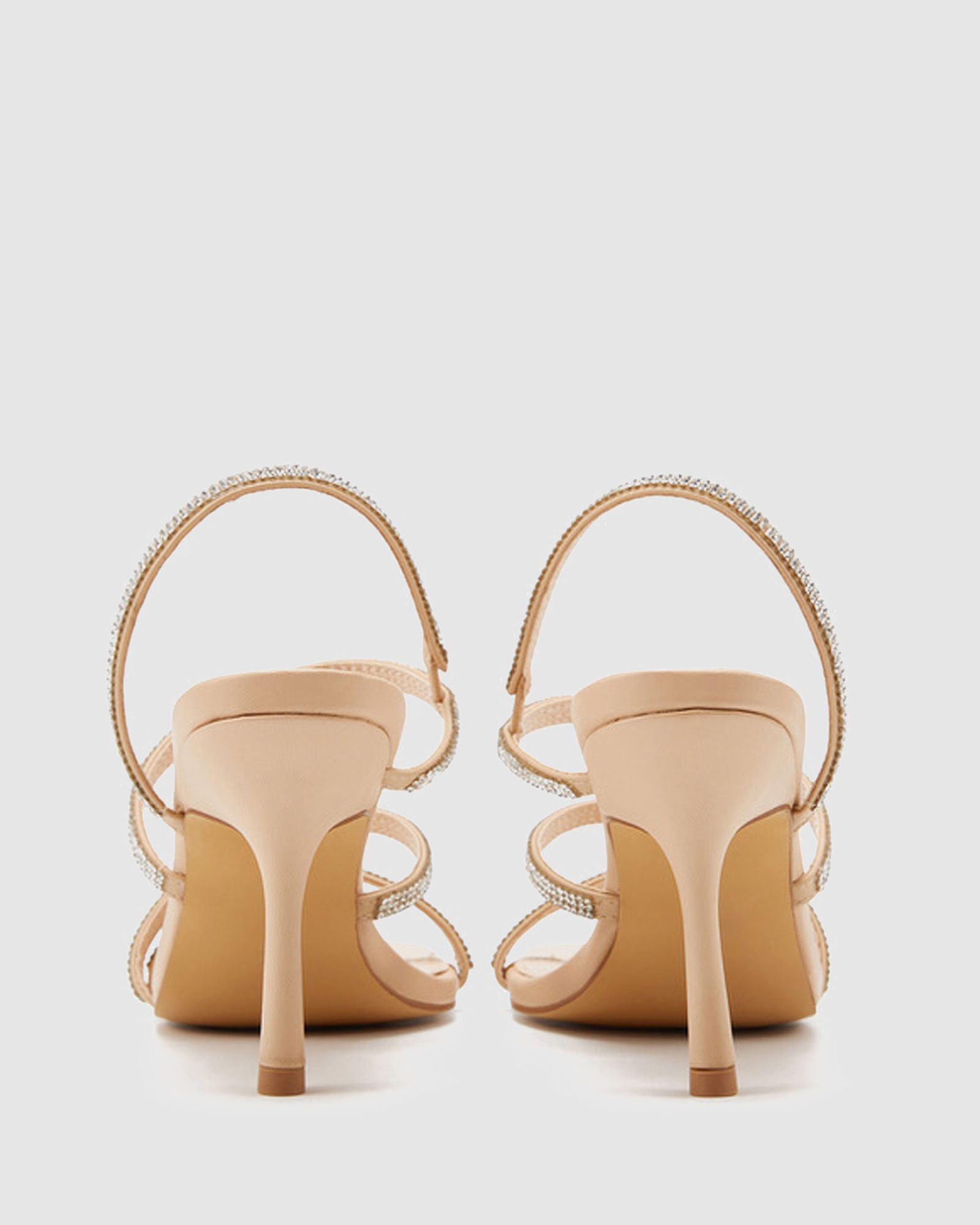 Zodiac Blush Diamante Heeled Sandal