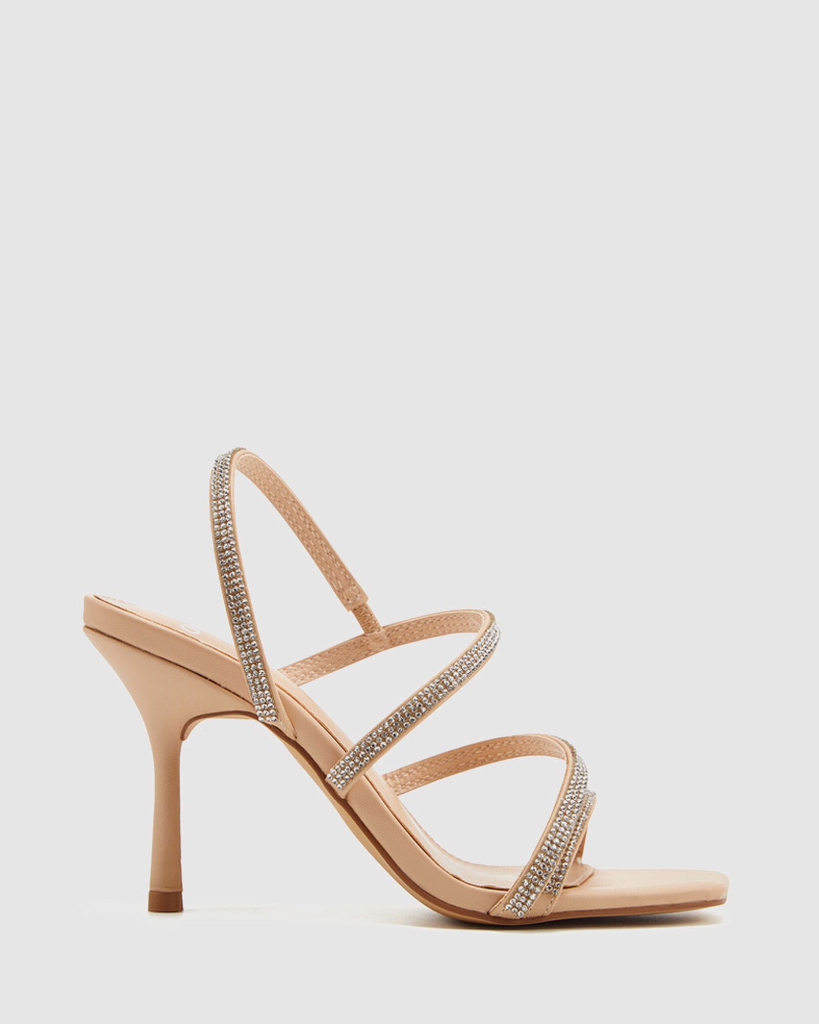Zodiac Blush Diamante Heeled Sandal